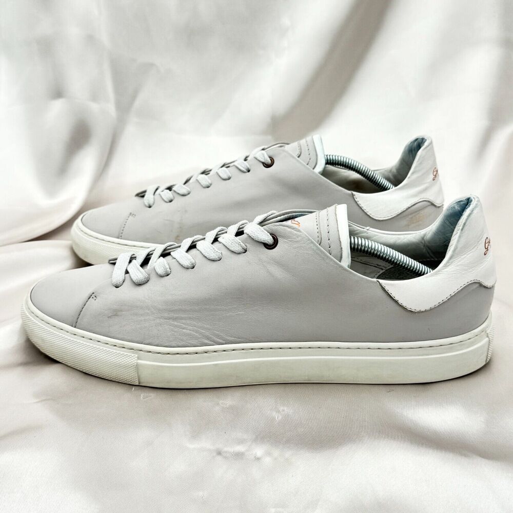 Good Man Brand Classic Legend London Light Grey Leather Men's Sz 12 Shoes